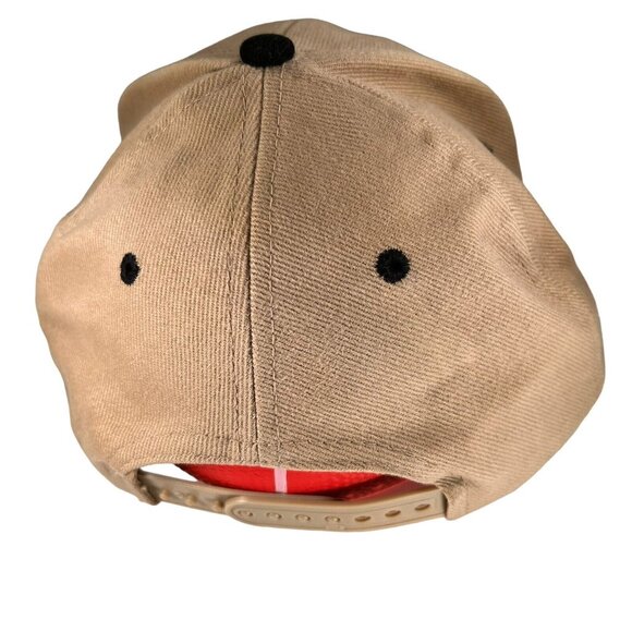 Napa Valley Wine Train Snapback Hat Cap Embroidered KC Beige Black - Picture 7 of 8